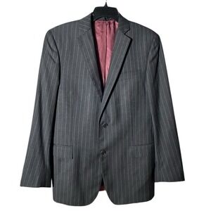 Brooks Brothers Vitale Wool Brooksgate Regent Gray Blazer Jacket Mens 40R‎ #F5-5